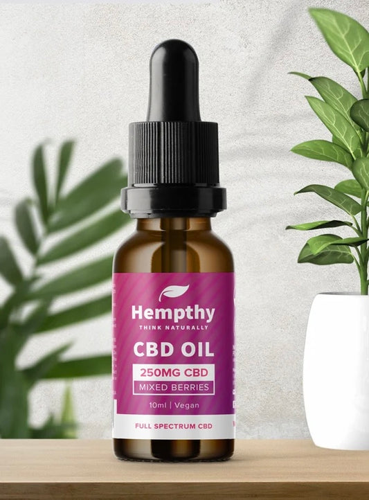 Hempthy | Full Spectrum CBD Oil | Mixed Berry Flavour | 2000mg