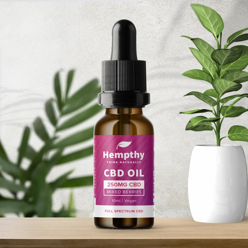 Hempthy | Full Spectrum Mixed Berry CBD Oil | 1000mg