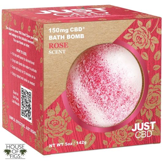 JUSTCBD Bath Bomb | Rose